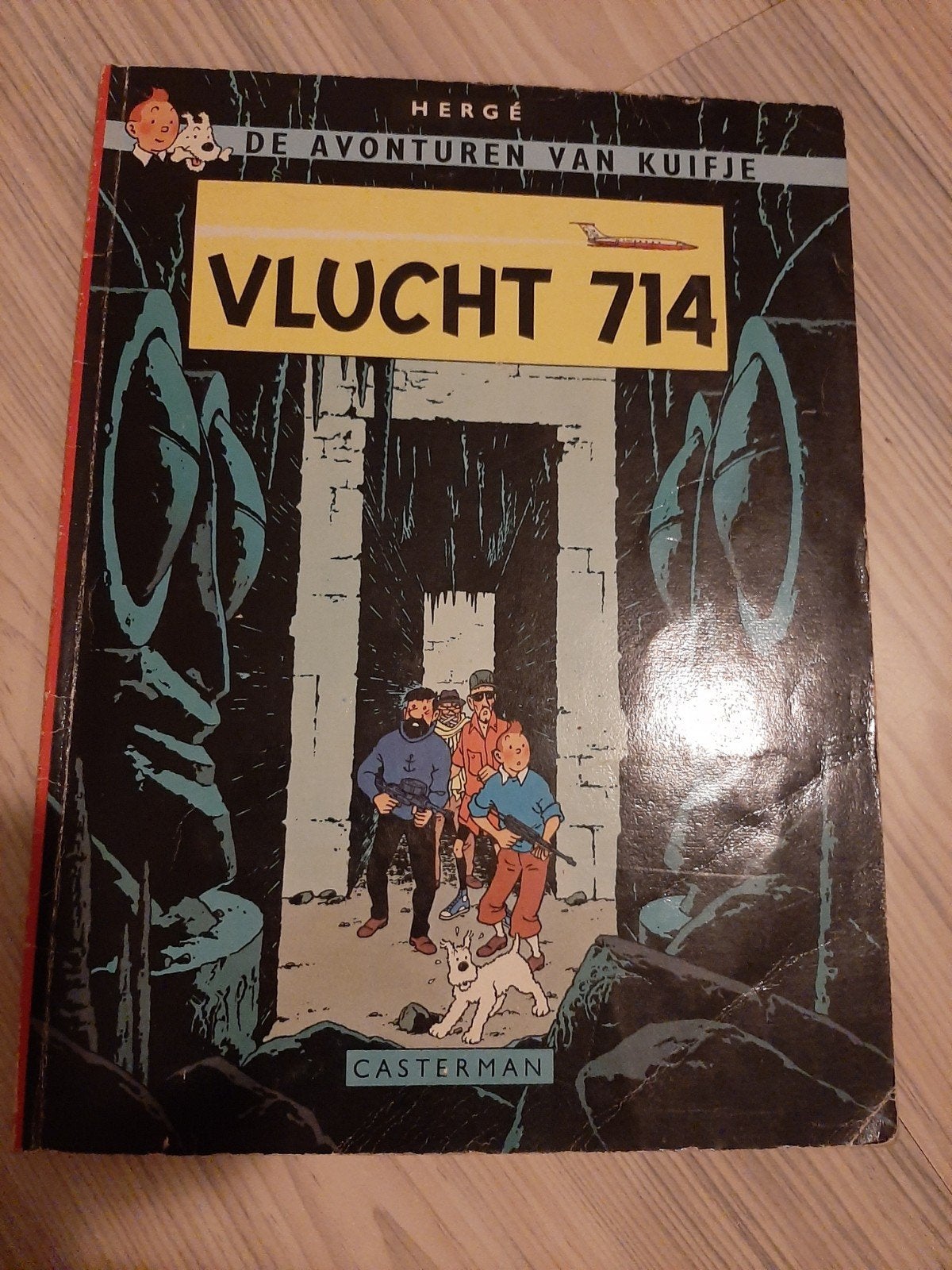 Kuifje - Vlucht 714 - Hardcover, Eén stripboek, Ophalen of Verzenden, Gelezen, Hergé