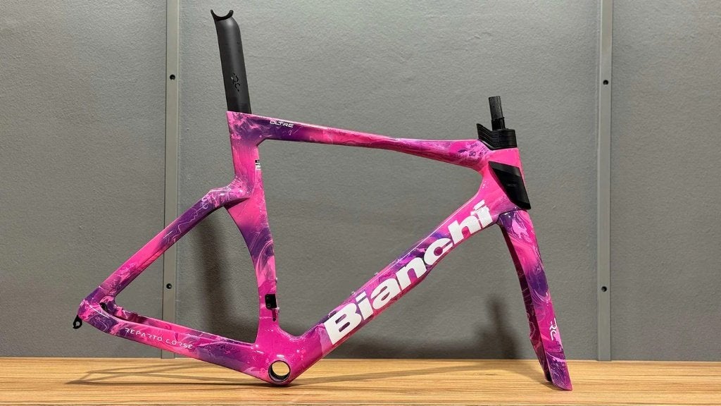 Bianchi Oltre RC Frameset Custom kleur Miami Drip *NIEUW*, 28 inch, Carbon, Heren, Nieuw