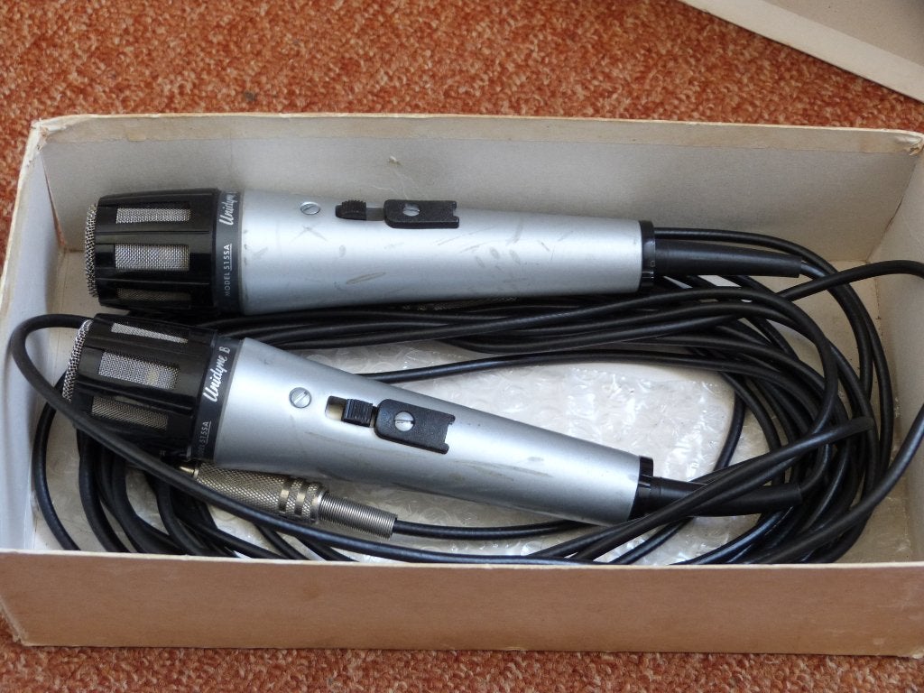 2x Shure 515SA microfoons, Ophalen of Verzenden, Gebruikt, Overige typen