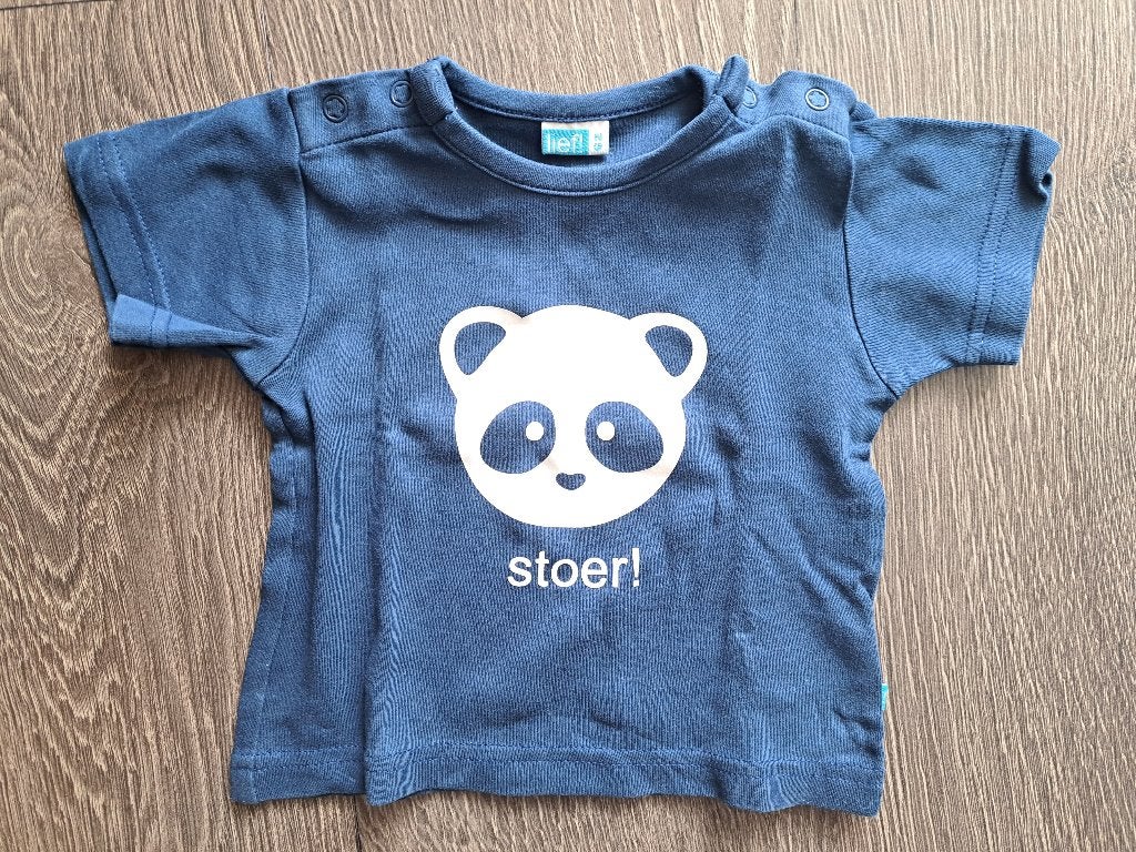 Jongens Shirt Lief!  - 62   jusa17, Kinderen en Baby's, Babykleding | Maat 62, Lief!, Ophalen of Verzenden, Zo goed als nieuw