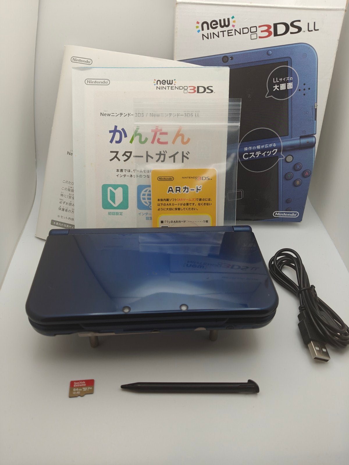 New Nintendo 3DS XL Dual IPS Metallic Blue Compleet met doos, Ophalen of Verzenden, Blauw, 3DS XL
