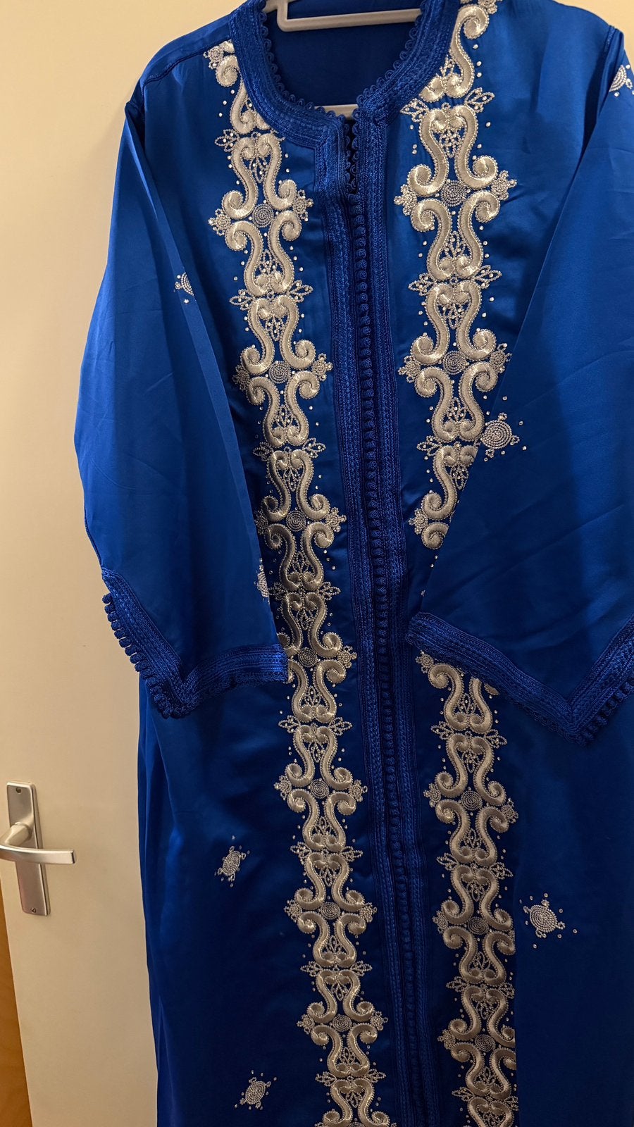Caftan blauw, Overige typen, Blauw, Maat 46/48 (XL) of groter, Ophalen of Verzenden