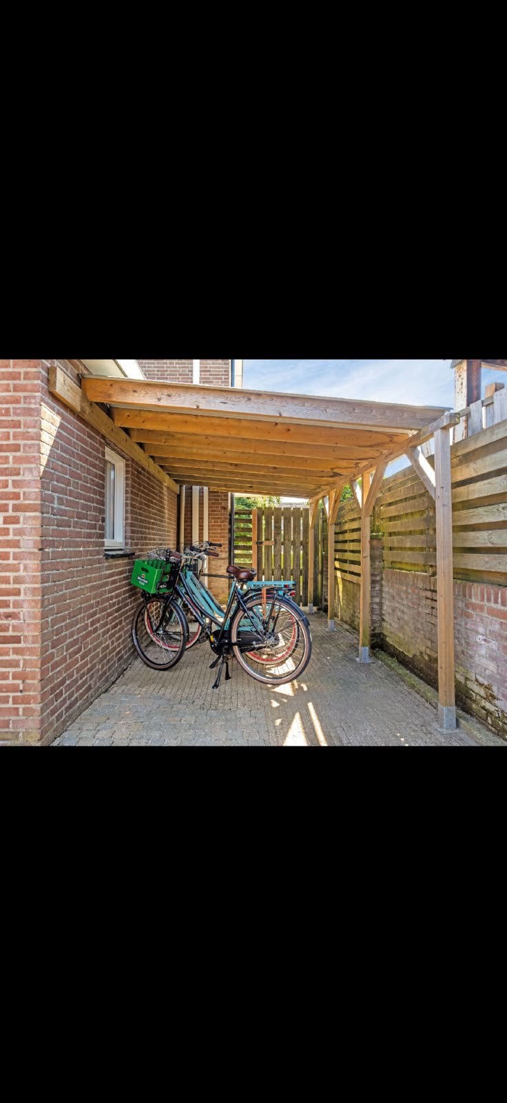 Houten frame voor afdak, Ophalen, Gebruikt
