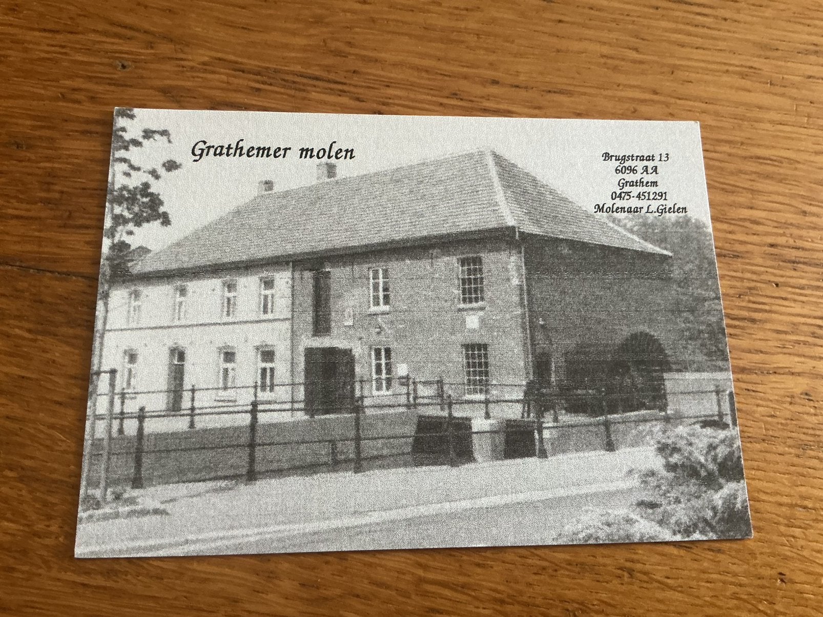 V282 Grathem watermolen, Verzamelen, Ansichtkaarten | Nederland, Ophalen of Verzenden