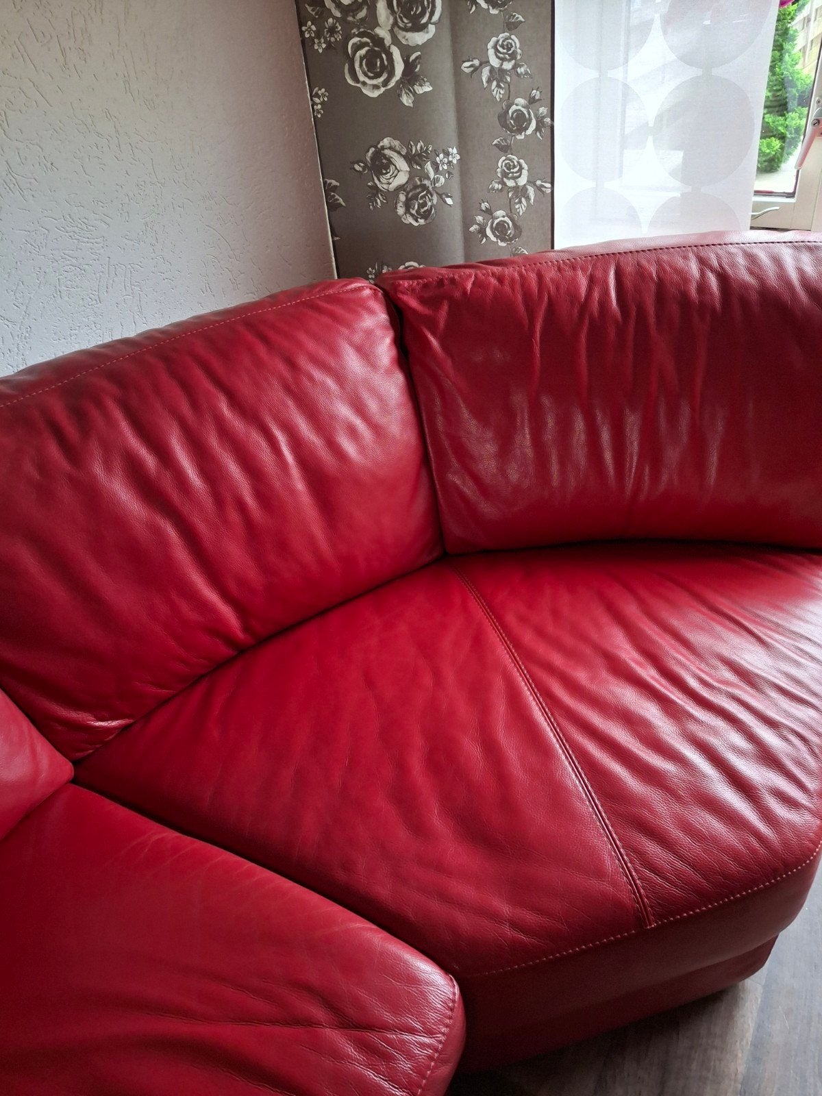 hoekbank, Huis en Inrichting, Ophalen, Gebruikt, 100 tot 125 cm, Hoekbank
