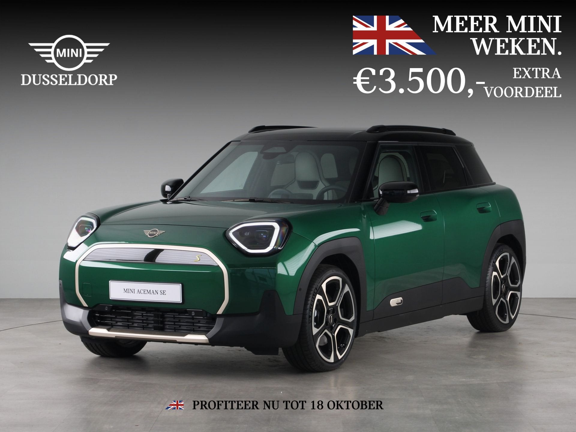 MINI Aceman SE Favoured Pakket M PRIVATE LEASE EUR 552,- (60, Auto's, Beige, Aceman, Nieuw, Verwarmde buitenspiegels