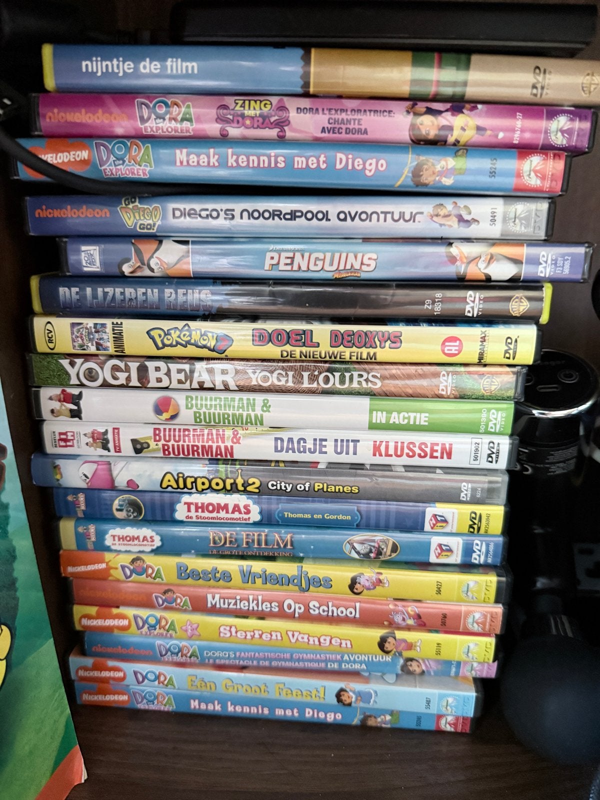 Grote collectie kinderfilms op DVD (Dora, Nijntje, Pokémon), Gebruikt, Animatie, Alle leeftijden, Nederlands