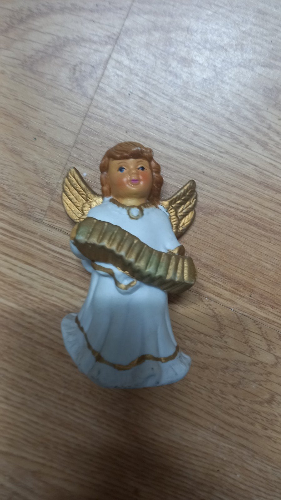 Stenen Engel Beeldje - 11 cm hoog, Ophalen of Verzenden, Gebruikt