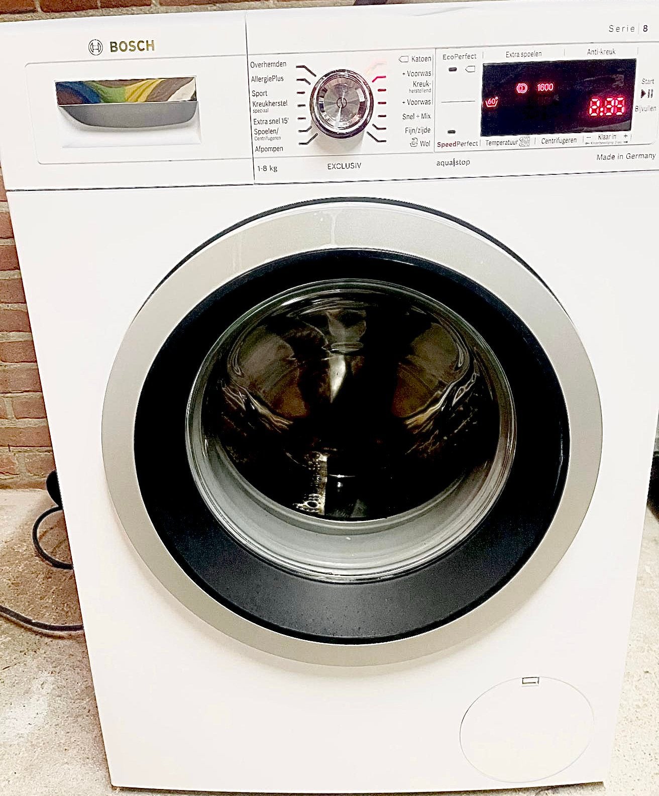 Mooie & Bosch Home Serie8 Wasmachine 8Kg top staat A+++!