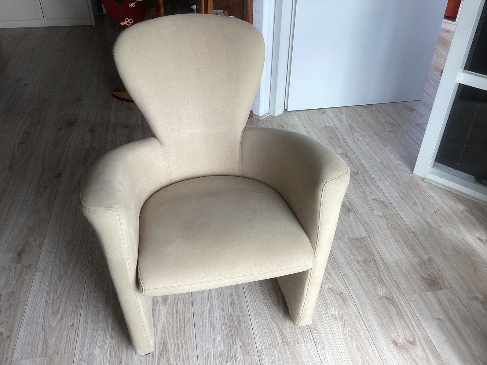 Leolux amphora fauteuil, Ophalen, Gebruikt, 75 tot 100 cm, Stof