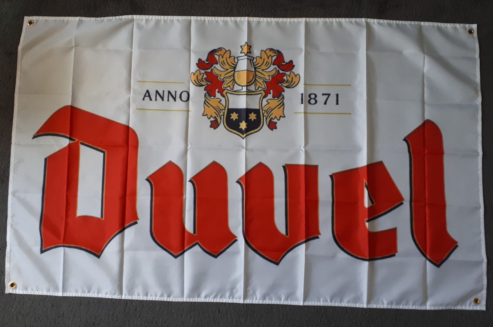 Duvel 90x150 cm Reclame Vlag, Verzamelen, Ophalen of Verzenden, Nieuw, Reclamebord, Plaat of Schild, Duvel