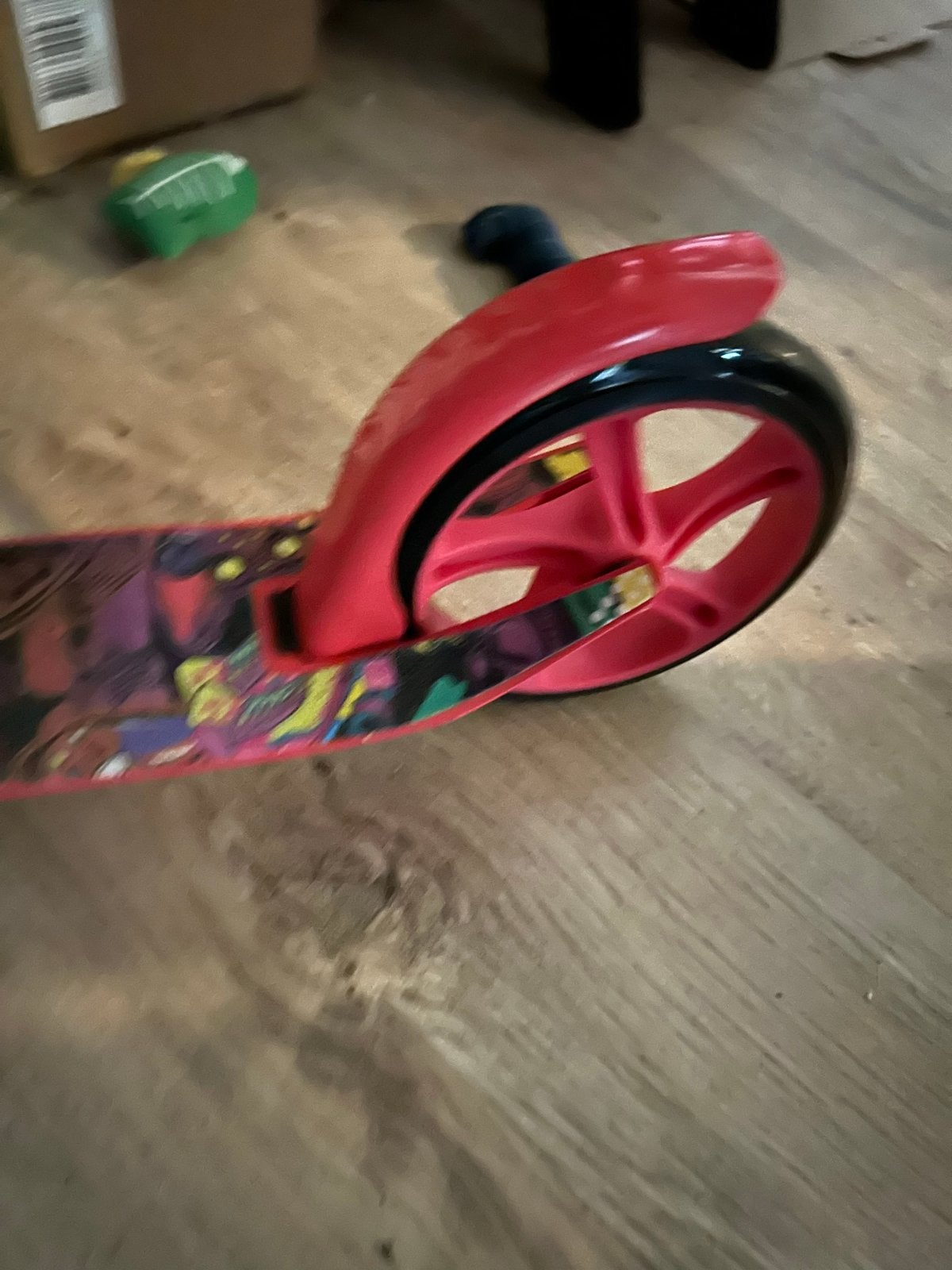 AREBOS step - rood(roze) met print, Ophalen, Zo goed als nieuw, Gewone step