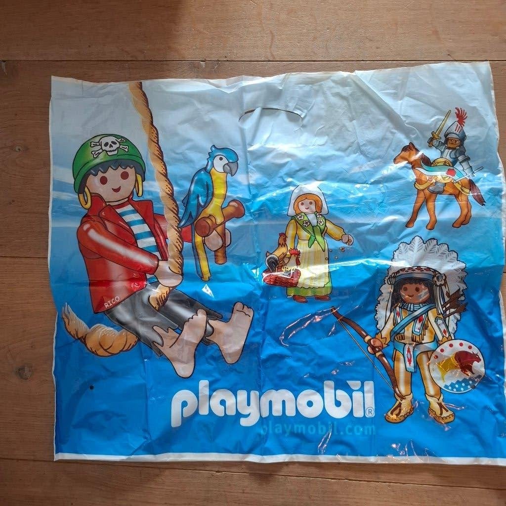 Plastic tas playmobil als nieuw, Ophalen of Verzenden, Zo goed als nieuw, Overige typen