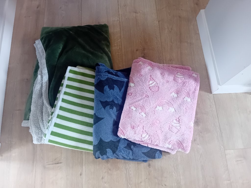 Pakket van 4 (kinder) dekens, Ophalen of Verzenden, Gebruikt, Deken