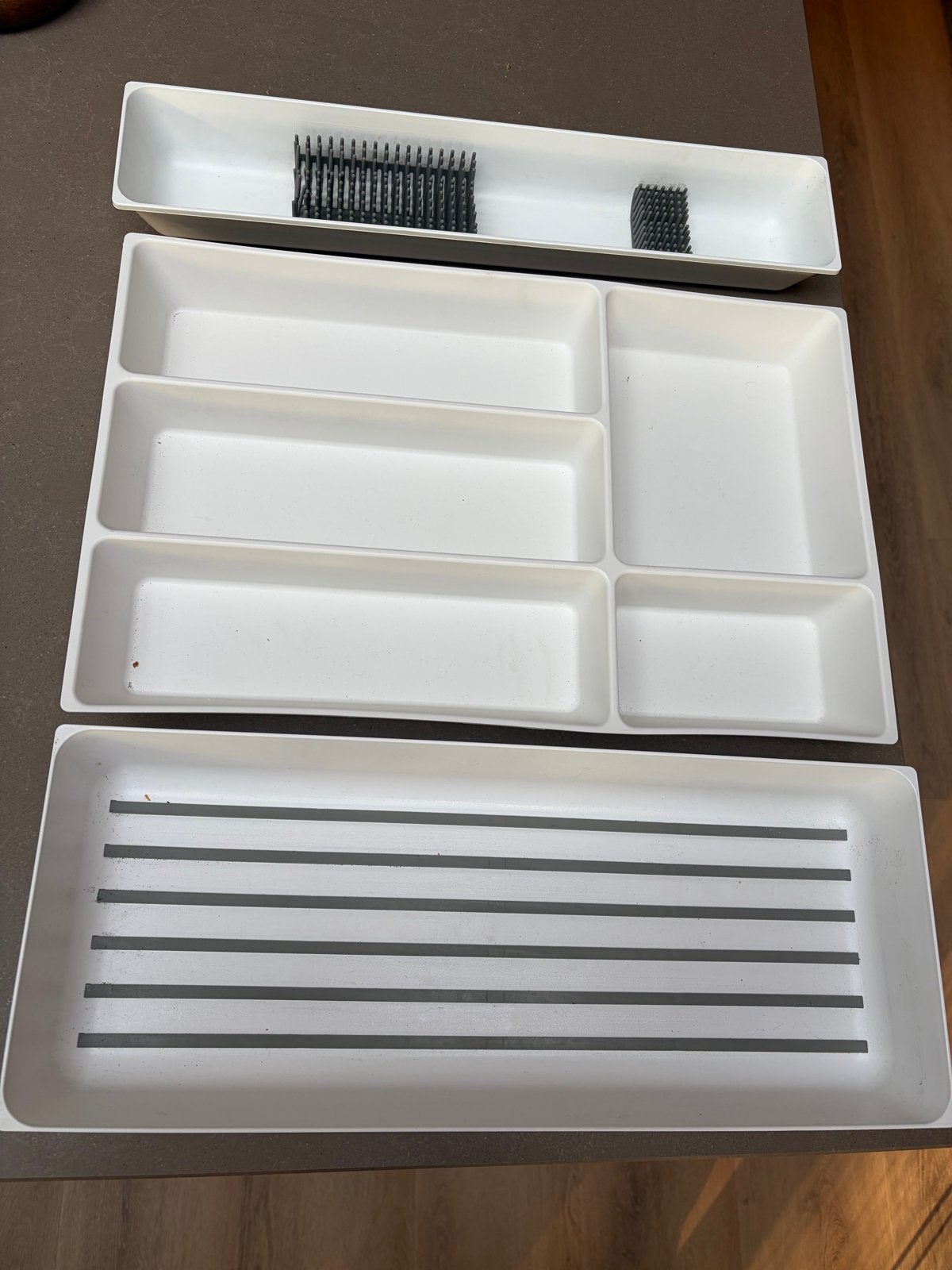 IKEA UPPDARE bestekbakken en lade-organizers, Huis en Inrichting, Ophalen, IKEA, Kunststof, Wit