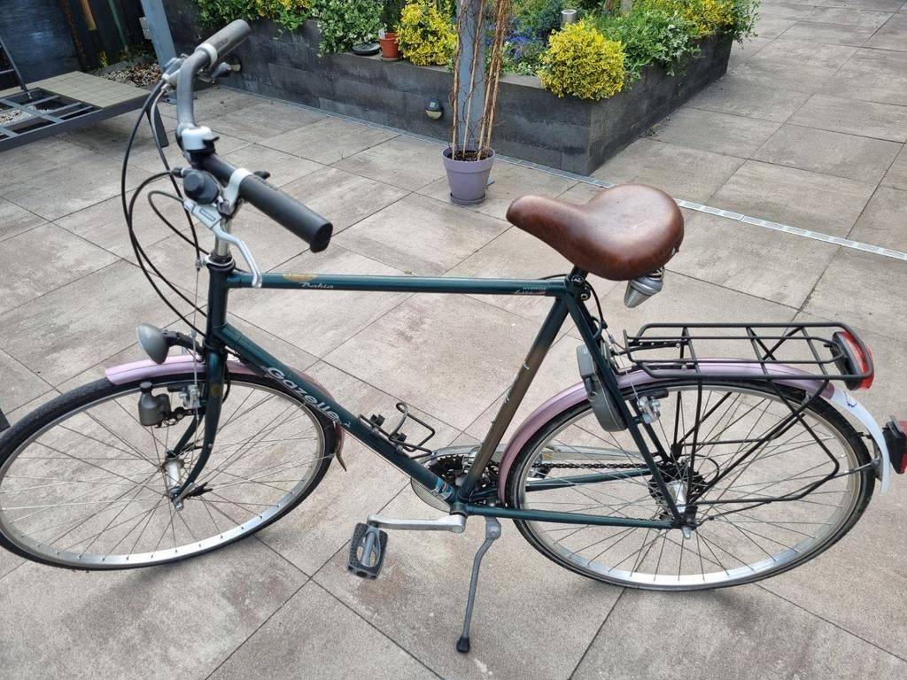 In meer dan prima staat zijnde Gazelle herenfiets uit 1998, Ophalen, Gebruikt, Velgrem, Versnellingen