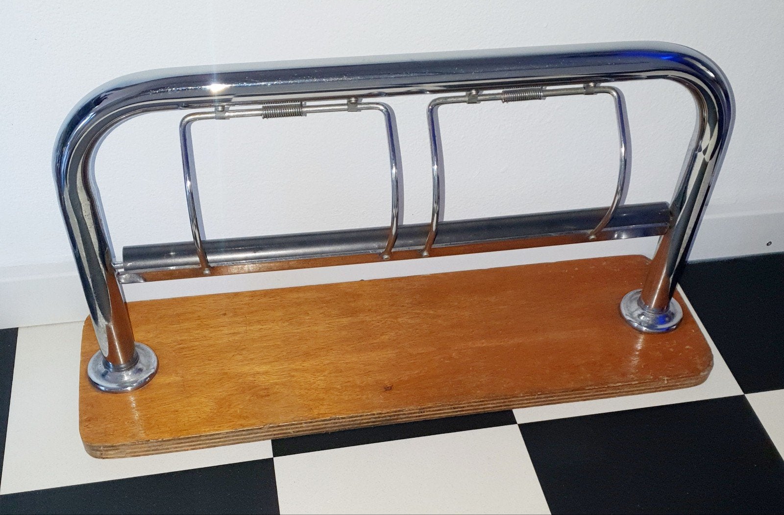 Papierrolhouder vintage chroom, Ophalen