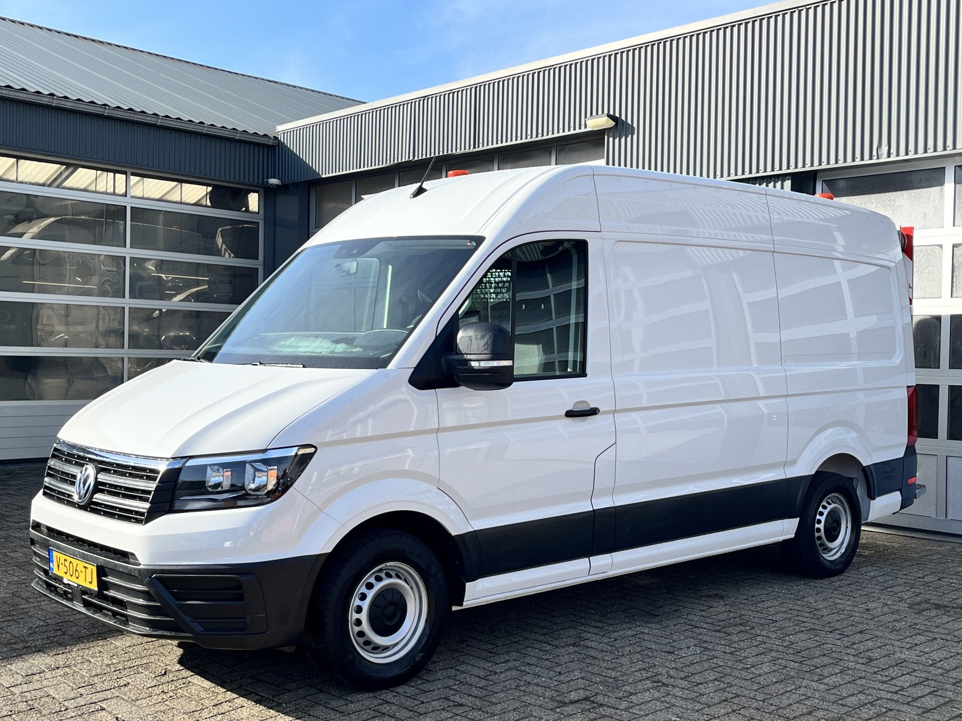Volkswagen Crafter 35 2.0 TDI L3H3 Werkplaats inrichting Act, Stof, Gebruikt, 4 cilinders, Volkswagen
