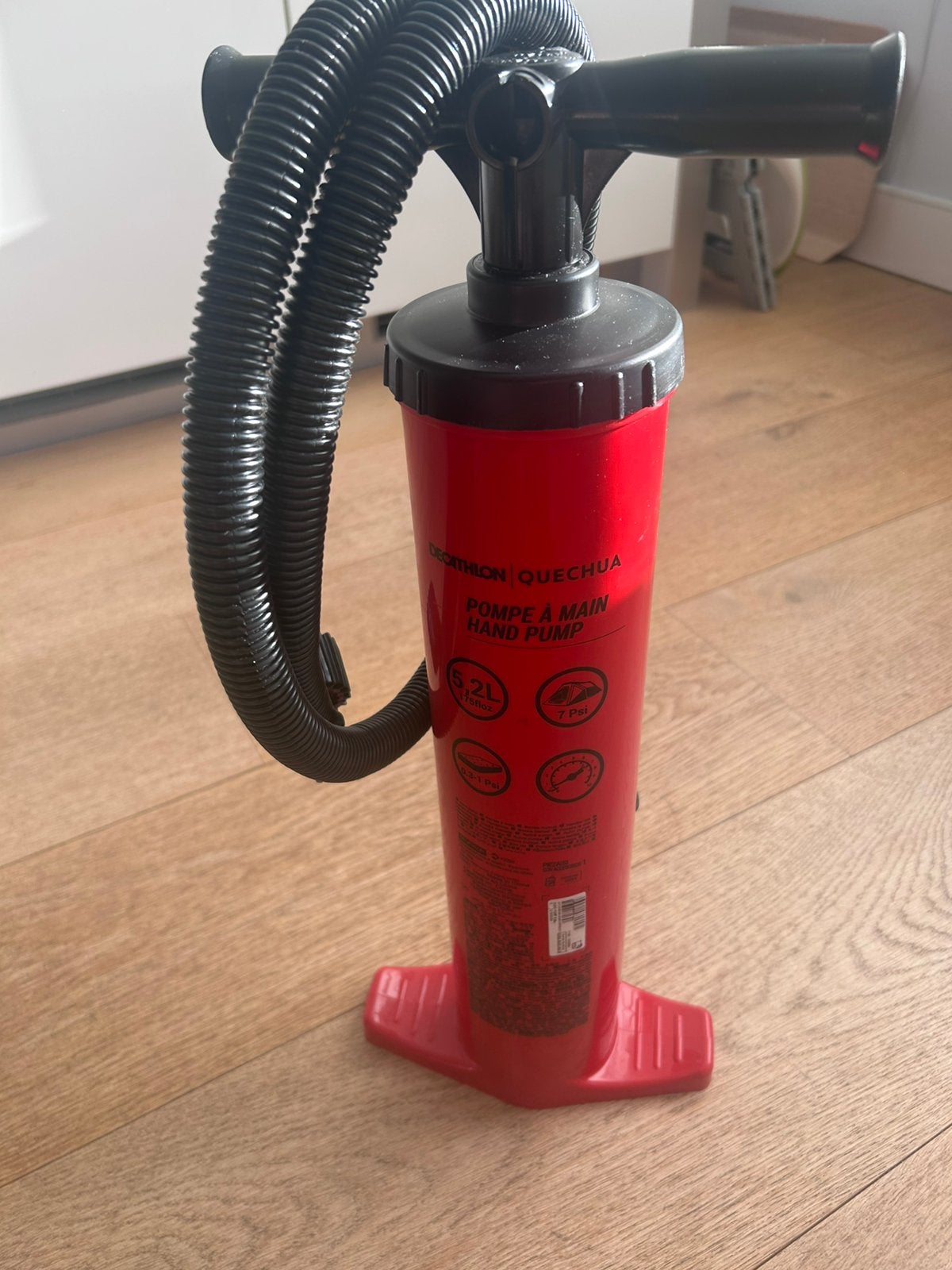 Handpomp decathlon quechua, Ophalen, Zo goed als nieuw