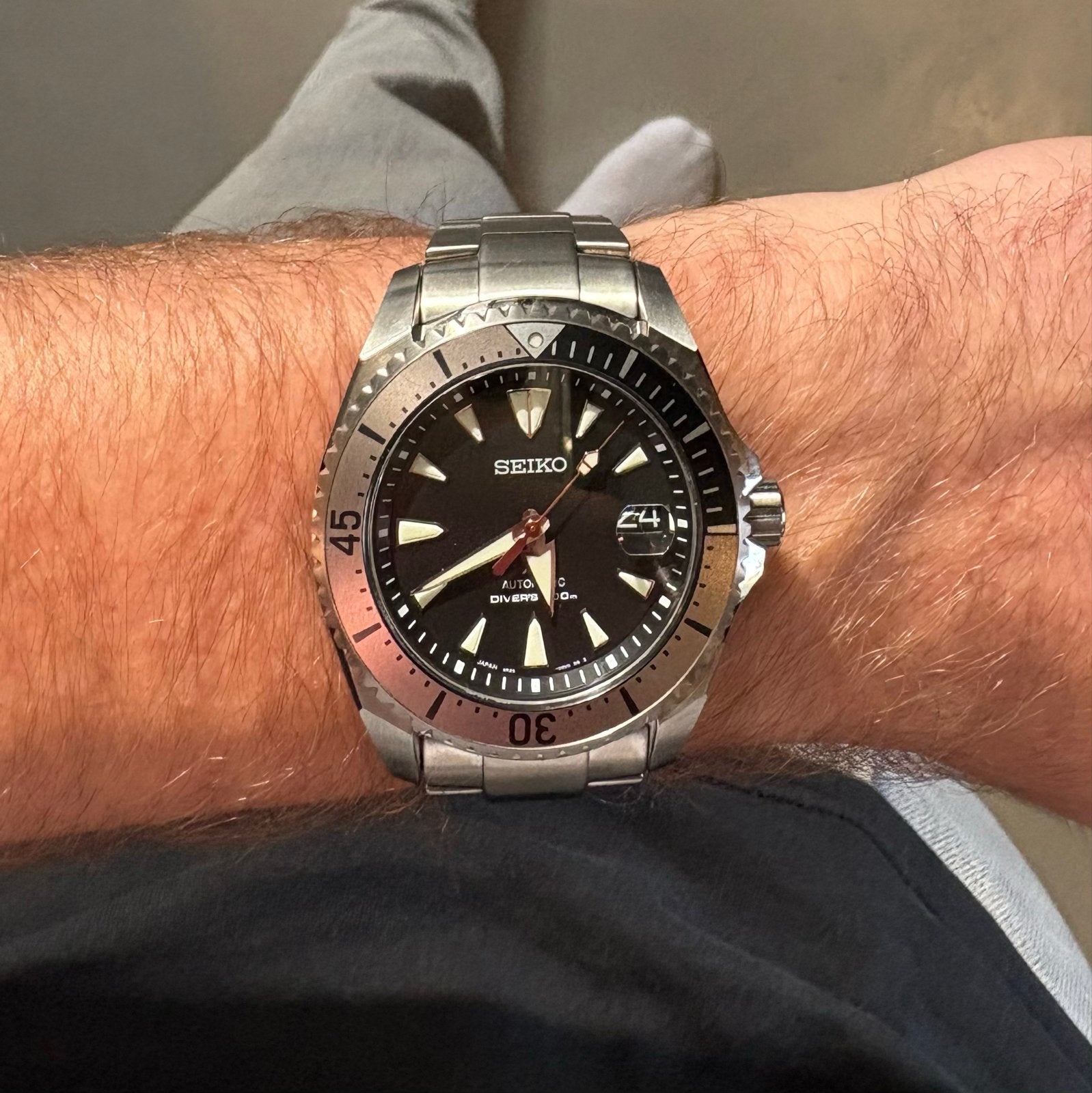 Seiko Prospex Shogun SPB189J1, Polshorloge, Ophalen of Verzenden, Zo goed als nieuw, Overige materialen