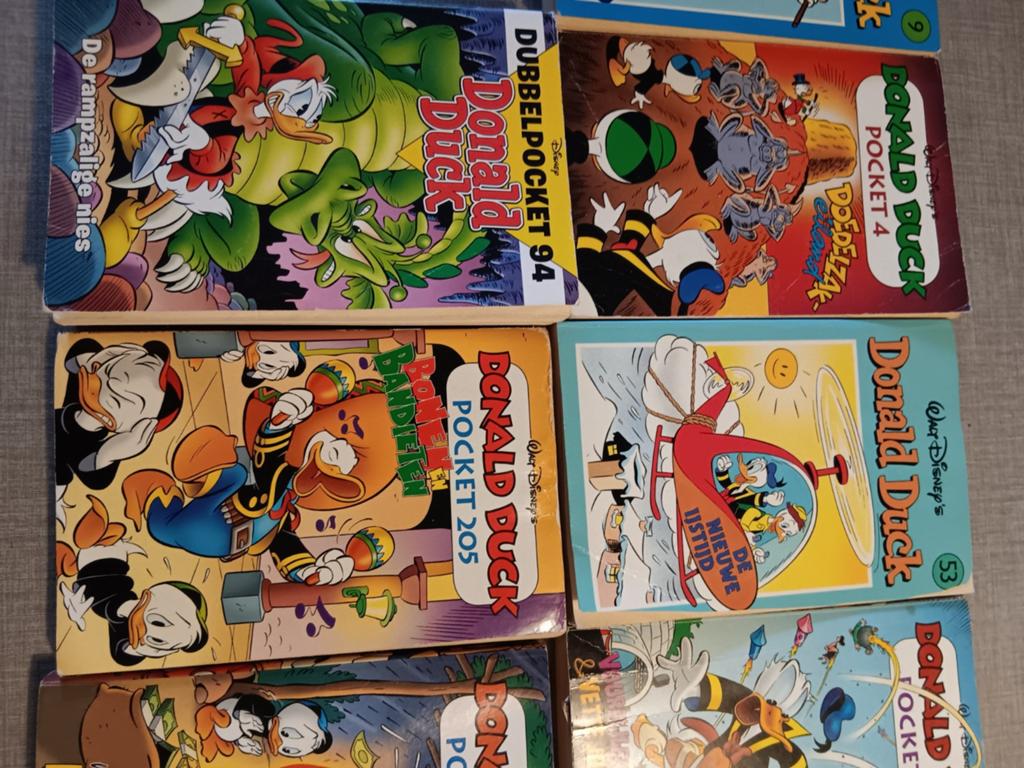 9 Donald Duck pockets, Boeken, Meerdere stripboeken, Ophalen of Verzenden, Zo goed als nieuw