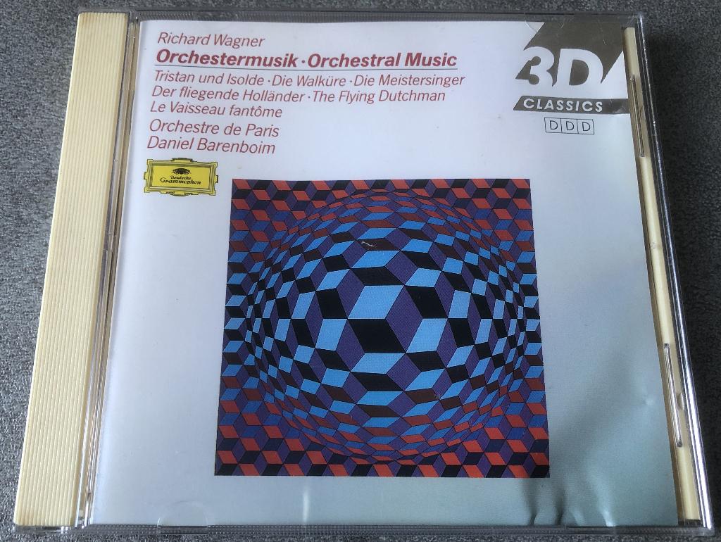WAGNER - ORCHESTRAL MUSIC - DANIEL BARENBOIM - CD, Ophalen of Verzenden, Romantiek, Zo goed als nieuw, Orkest of Ballet
