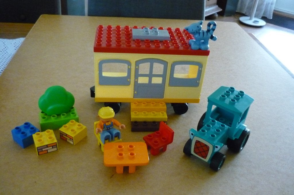 Duplo 3296 '' TRAVIS AND THE MOBILE CARAVAN '', Kinderen en Baby's, Ophalen, Gebruikt, Compleet, Duplo