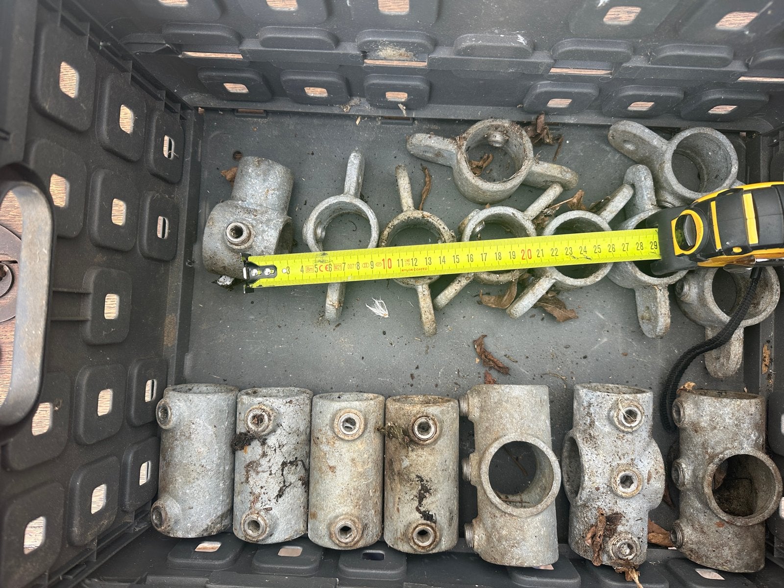 Koppelingen voor steigerpijp 40 mm - Diverse types, Doe-het-zelf en Verbouw, Ophalen of Verzenden, Gebruikt, Overige typen