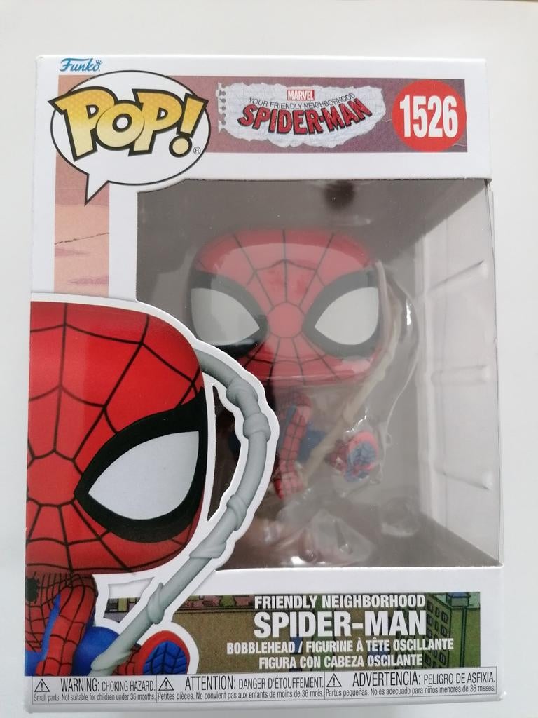 Friendly Neighborhood Spiderman - Marvel Funko Pop 1526, Verzamelen, Ophalen of Verzenden, Zo goed als nieuw