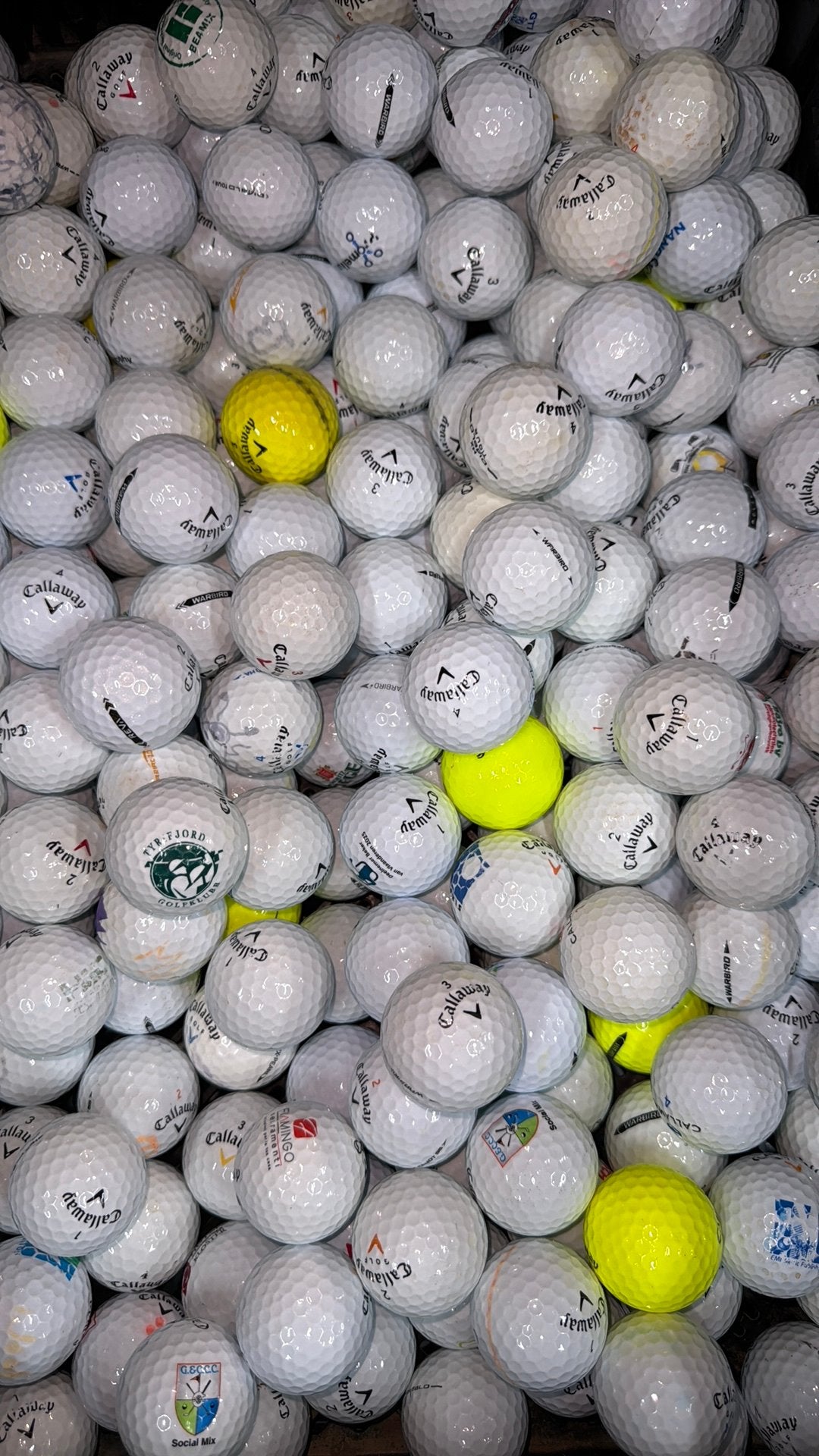 Callaway warbird golfballen AAAA kwaliteit 100 stuks, Ophalen of Verzenden, Zo goed als nieuw, Bal(len), Callaway
