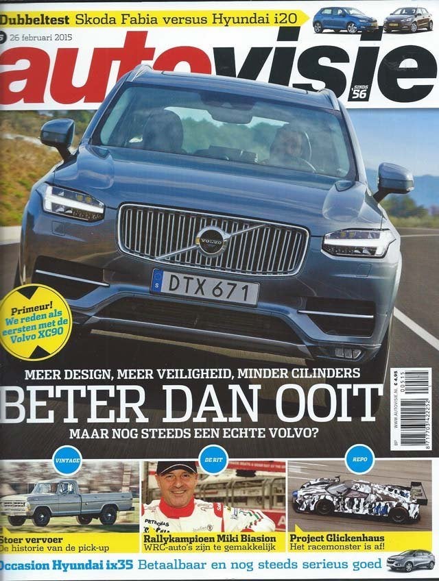 Autovisie 5 2015 : VW Golf GTE - Porsche Boxster GTS - Ford, Ophalen of Verzenden, Gelezen, Algemeen