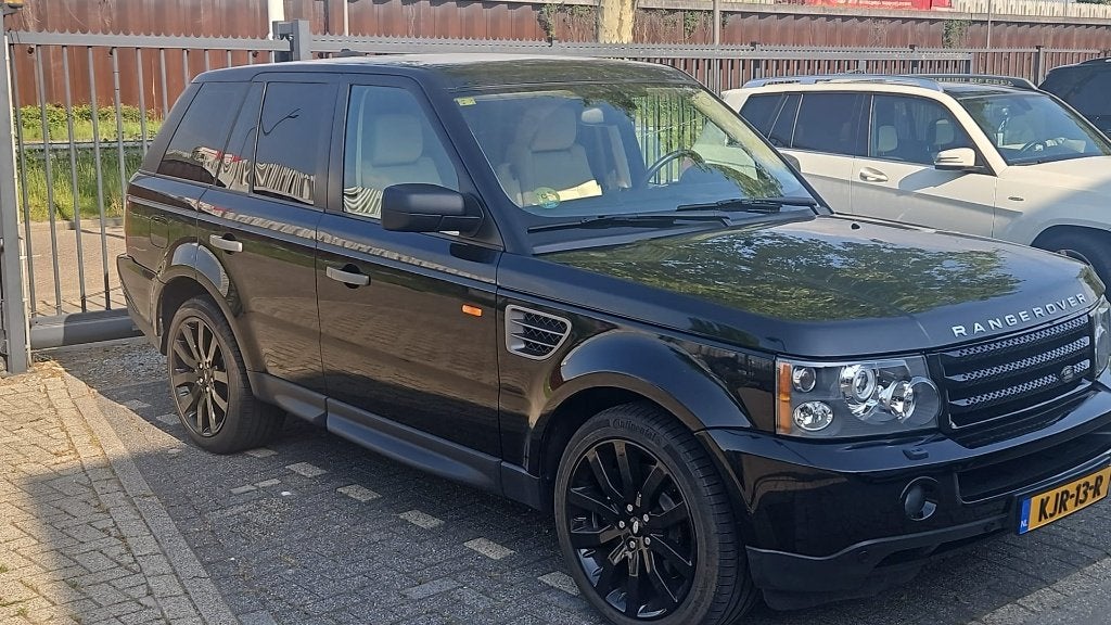 Land Rover Range Rover (sport) 4.2 V8 SC AUT 2006 Zwart, Auto's, Automaat, 4197 cc, Beige, 390 pk