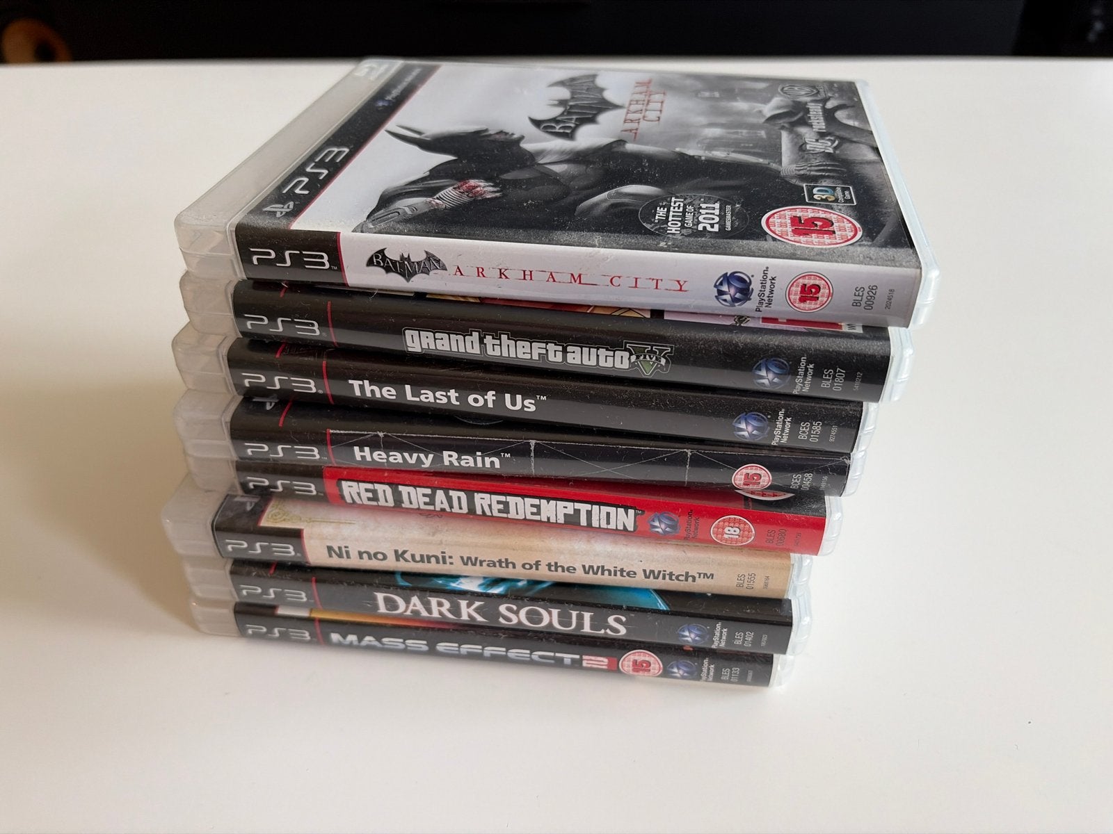 PS3 Games Bundel: The Last of Us, GTA V, Red Dead Redemption, Avontuur en Actie, Gebruikt, Vanaf 18 jaar, 1 speler