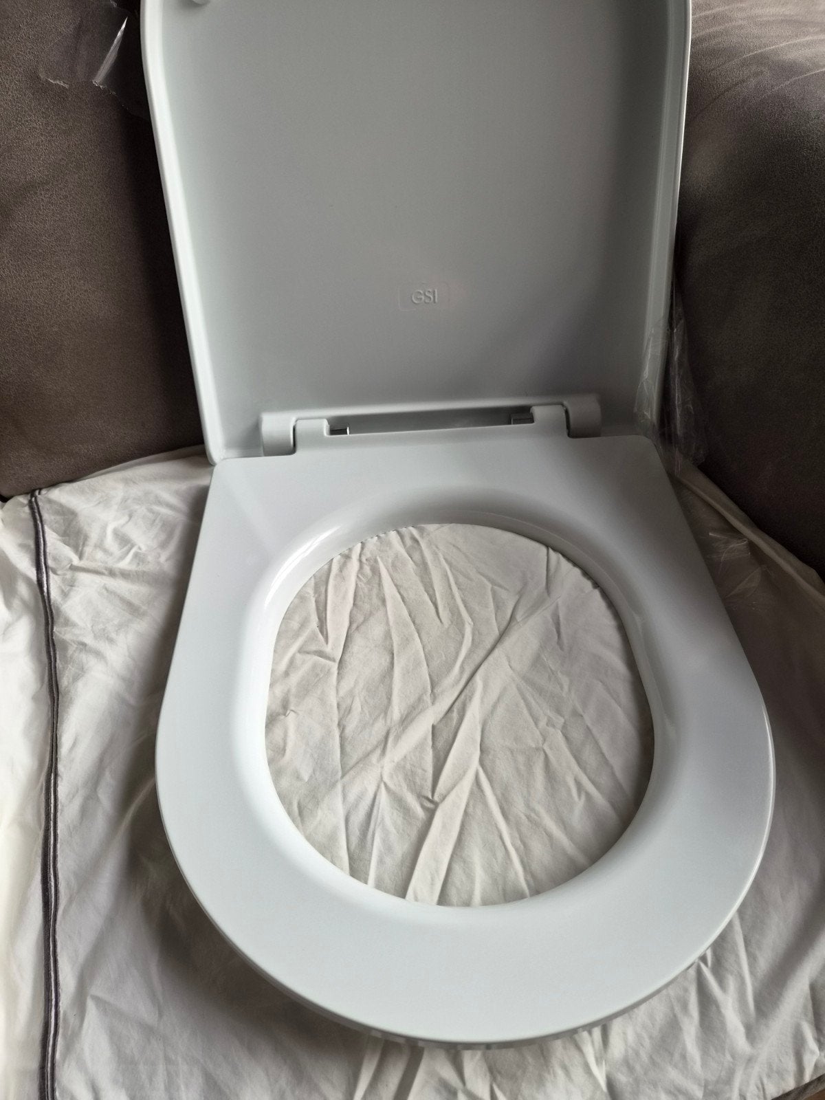 Nieuwe GSI Ceramica toiletzitting - zonder bevestiging, Ophalen of Verzenden, Nieuw, Toilet