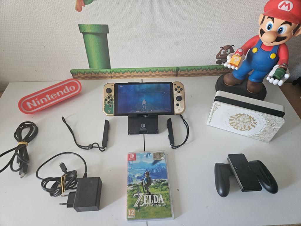 Limited Edition Zelda OLED + Breath of the Wild, Spelcomputers en Games, Games | Nintendo Switch, Nintendo, Nintendo of Europe GmbH, Goldsteinstr. 235, 60528 Frankfurt am Main, Germany