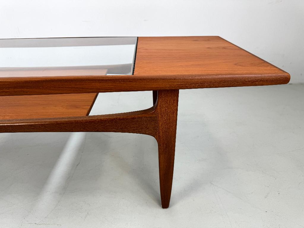 Vintage salontafel G-Plan, Huis en Inrichting, Tafels | Salontafels, 100 tot 150 cm, Verzenden, Teakhout, 50 tot 100 cm