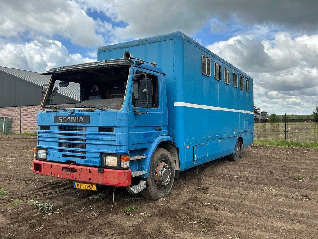 1984 Scania 82 M Vrachtwagenpaarden transport, Scania, Overige brandstoffen, Bedrijf, Te koop