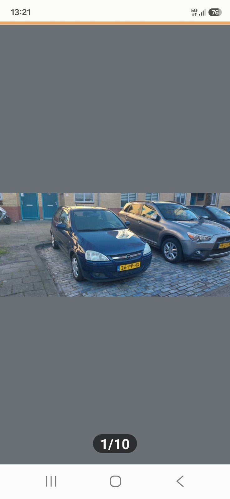 Opel Corsa 1.4 3D 2004 Blauw, Auto's, Voorwielaandrijving, 450 kg, 31 €/maand, 4 cilinders