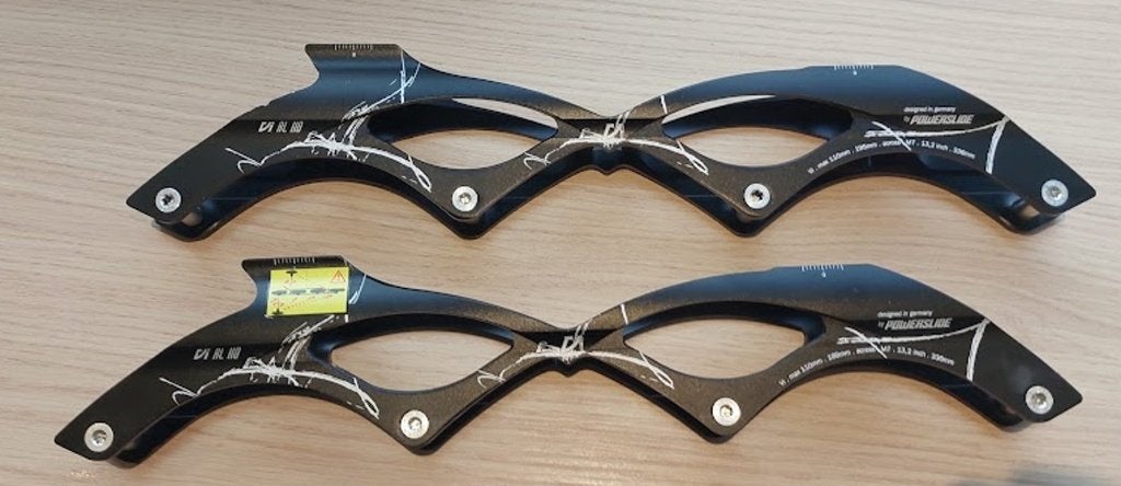 Powerslide Vi ALU 110 frame, Ophalen of Verzenden, Zo goed als nieuw, Inline skates 4 wielen, Powerslide