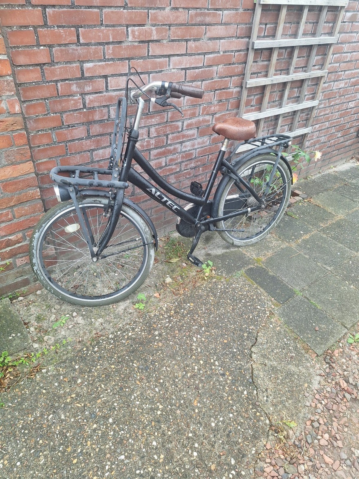 Altec Stadsfiets Zwart - Gebruikt, Fietsen en Brommers, Terugtraprem, Gebruikt, 50 tot 53 cm, Ophalen