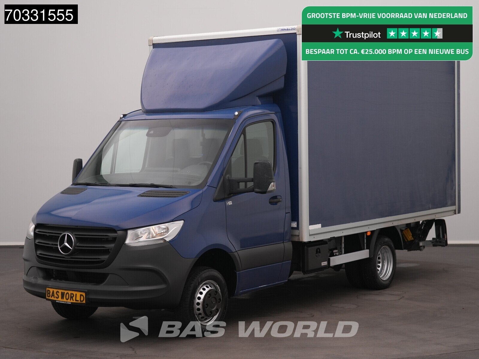 Mercedes Sprinter 315 CDI Laadklep Zijdeur Dubbellucht Bakwa, Auto's, Bestelauto's, Stof, Gebruikt, Euro 6, 4 cilinders