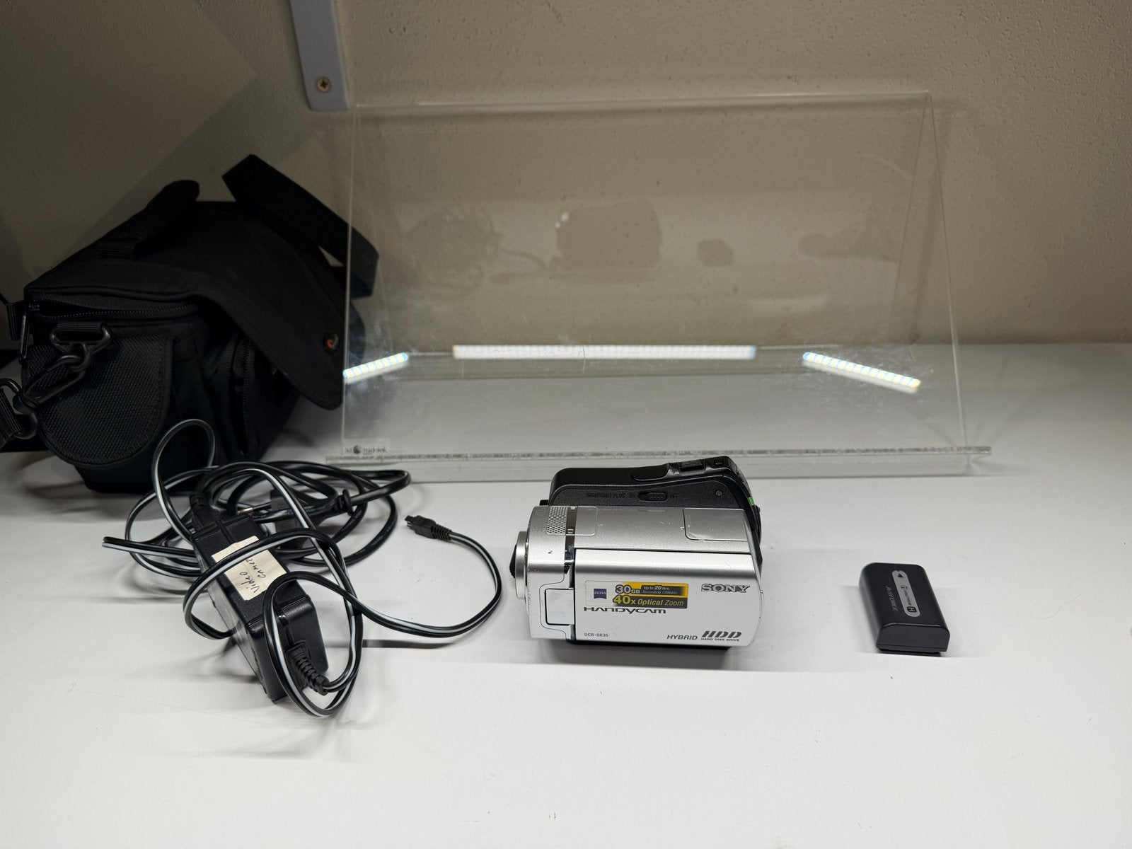 Sony Handycam DCR-SR35E - 30GB HDD, 40x Optische Zoom, Audio, Tv en Foto, Gebruikt, 20x of meer, Overige soorten, Ophalen of Verzenden