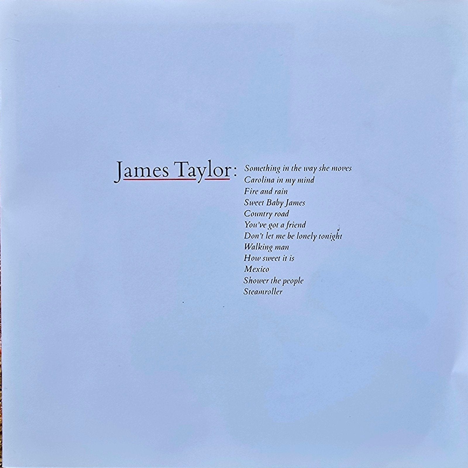 James Taylor: Greatest Hits (1 CD), Ophalen of Verzenden, Zo goed als nieuw, Inclusief boekje