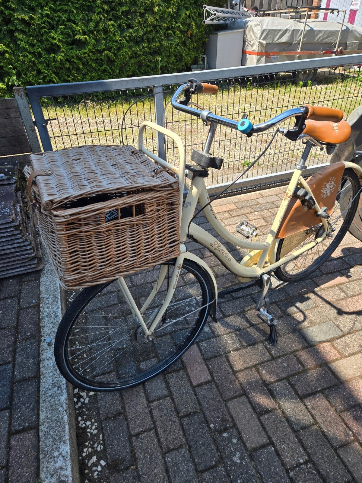 Sparta Country Tour Damesfiets met Mand - Crème, Ophalen, Sparta, Gebruikt, Velgrem