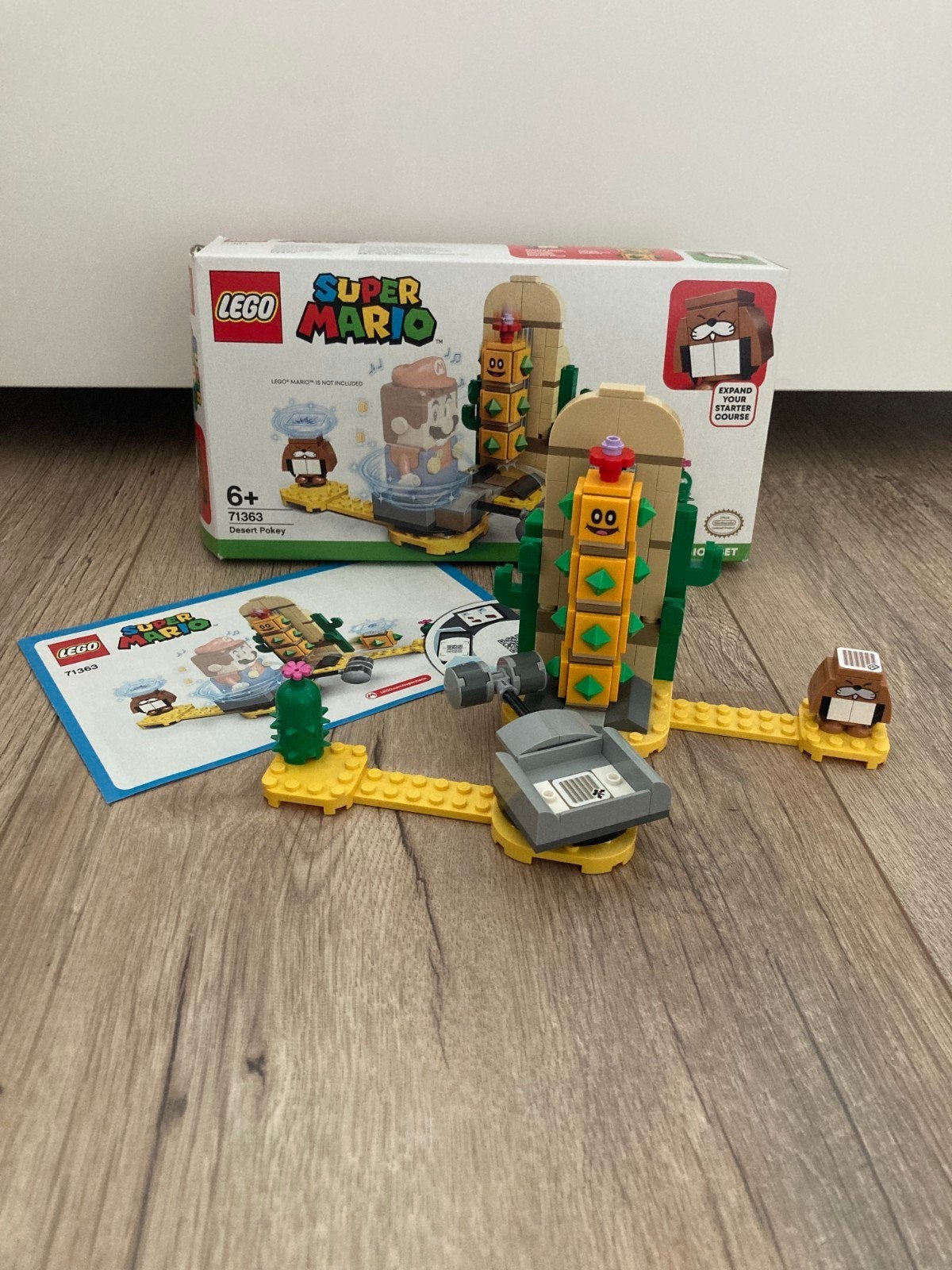 LEGO Super Mario 71363 Desert Pokey uitbreidingsset, Ophalen, Inclusief instructies, Lego, Zo goed als nieuw
