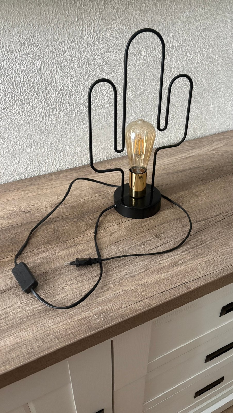 Cactus tafel lamp, Ophalen of Verzenden, Zo goed als nieuw