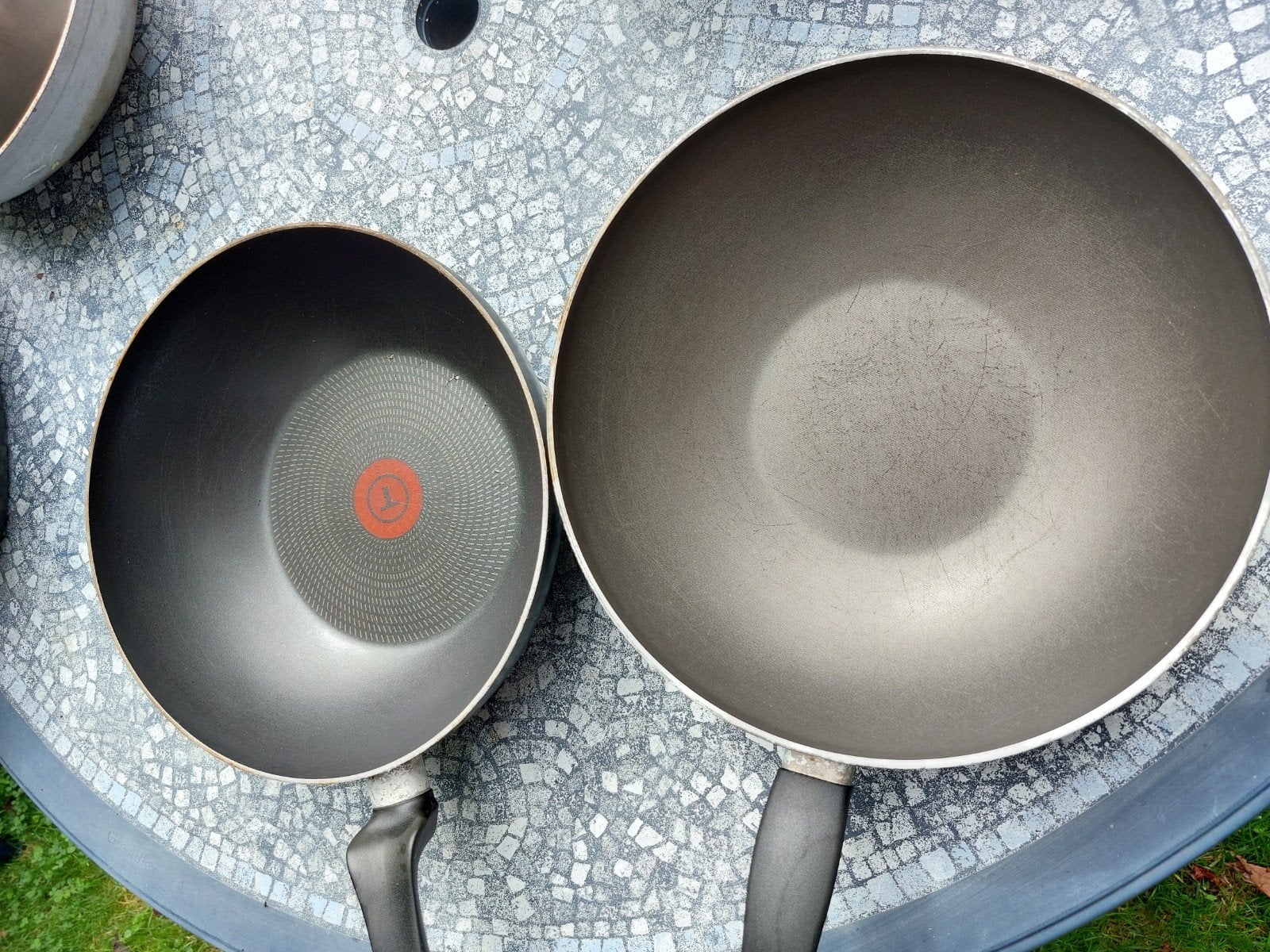Tefal Wokpan Set - Gebruikt, Ophalen of Verzenden, Gebruikt, Wok, Tefal
