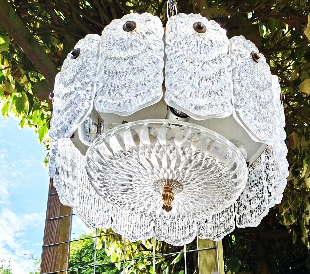Kaiser Leuchten hanglamp -Hollywood Regency - frosted ice, Ophalen