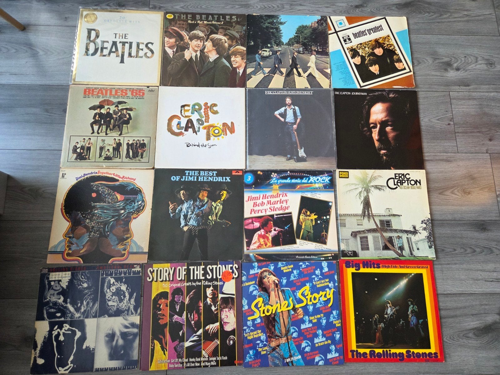 16 vinyl albums Pop Rock Beatles, Stones, Jimi Hendrix etc., Ophalen of Verzenden, Gebruikt, 12 inch, Poprock