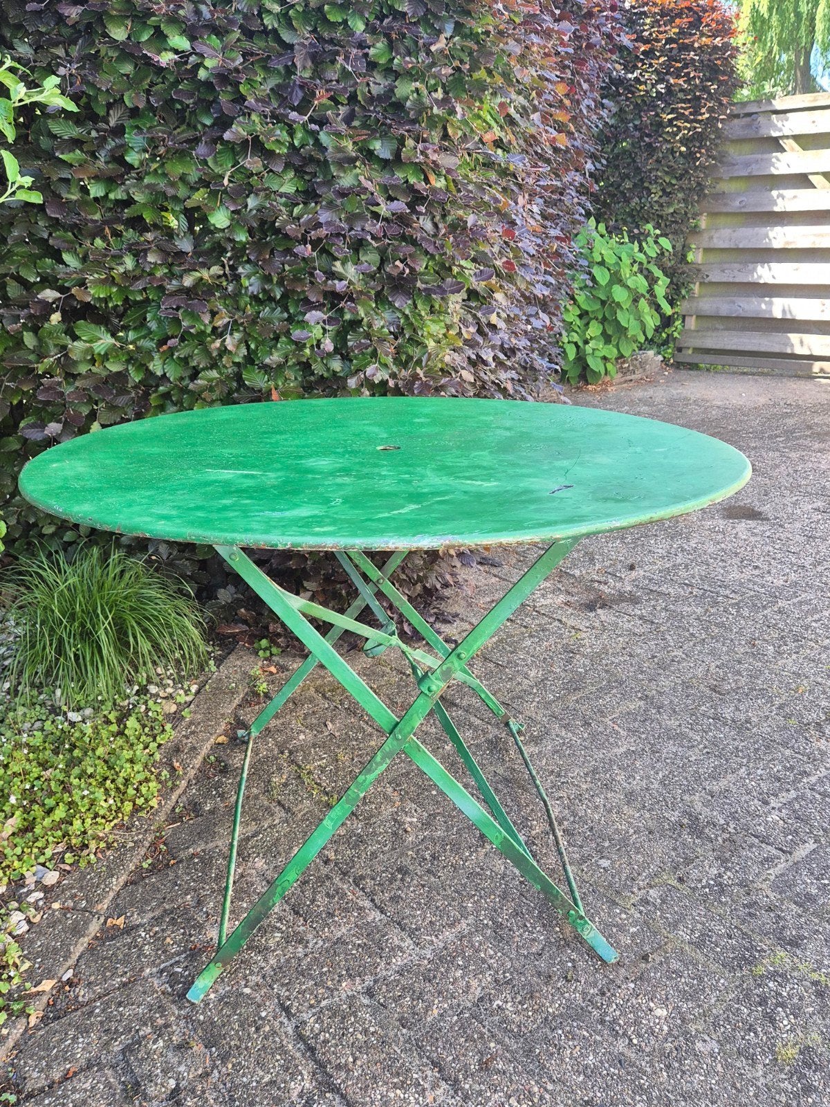 Franse  groot model bistrotafel, Ophalen of Verzenden